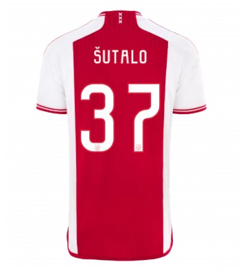 Ajax Josip Sutalo #37 Replika Hjemmebanetrøje 2023-24 Kortærmet